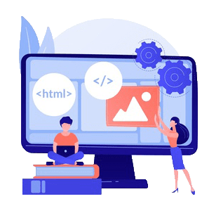 Representation of Dot One Innovations Custom Web Development service.